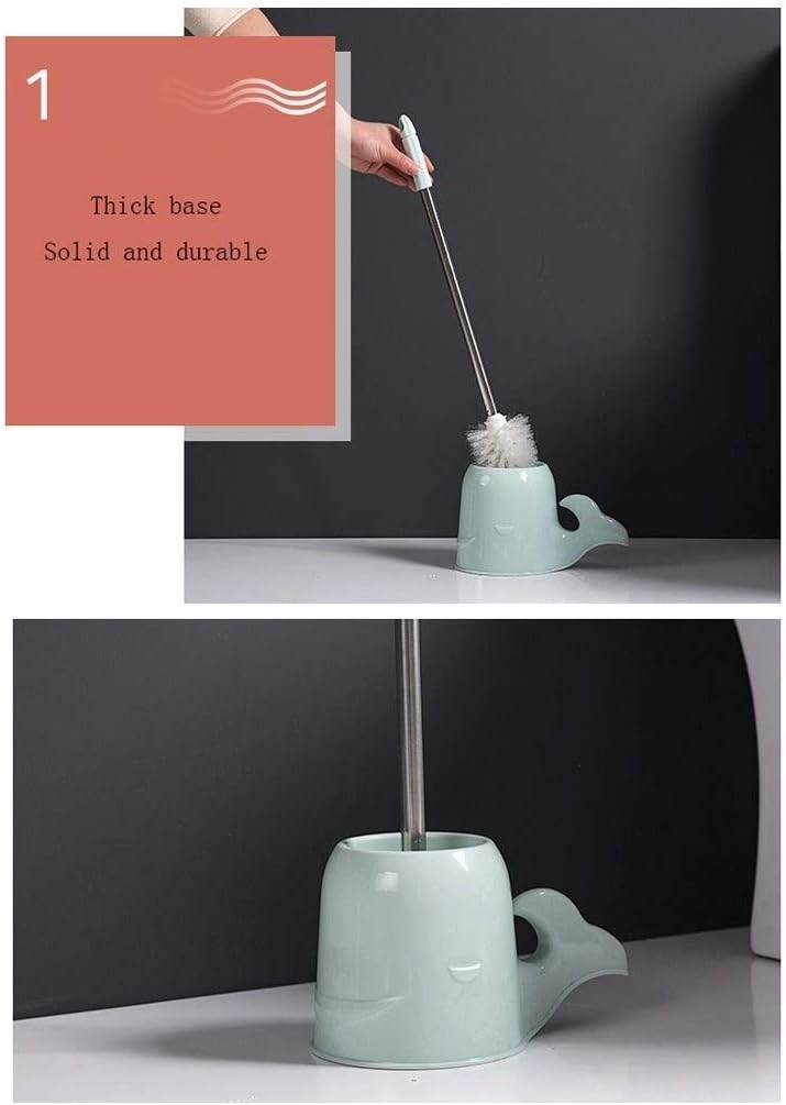 SPOUR Whale Shape Toilet Brush Set