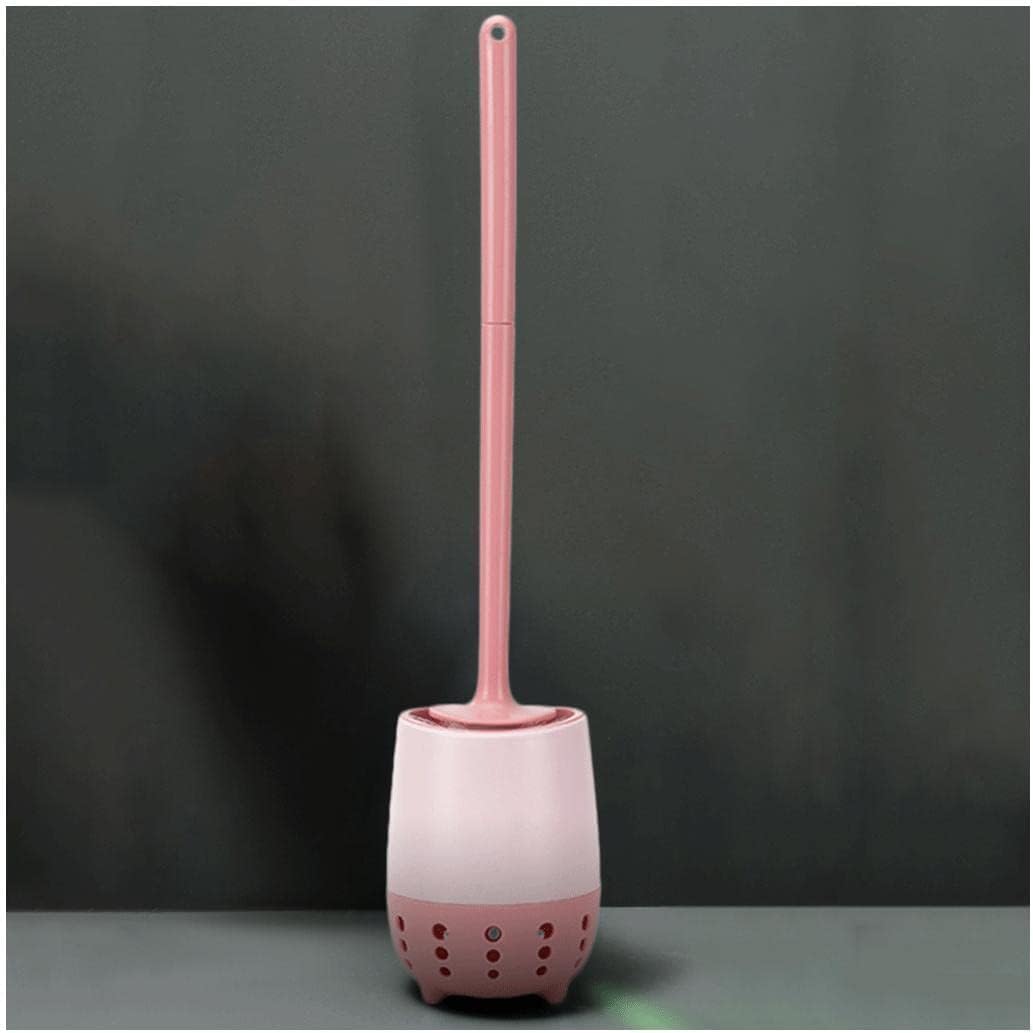 ABS Toilet Brushes with Ventilated Holder Pink 1