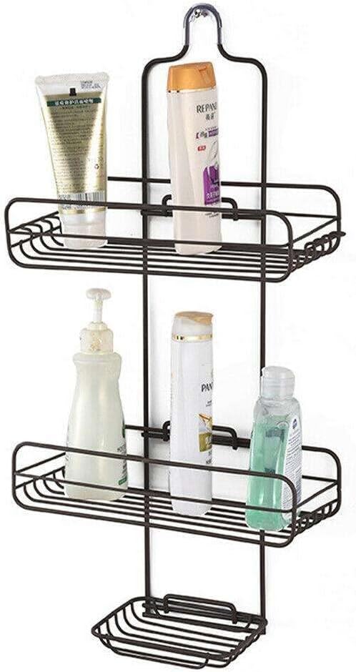 FINANCIALLY LIT 3-Tier Shower Head Organizer Stainless Caddy