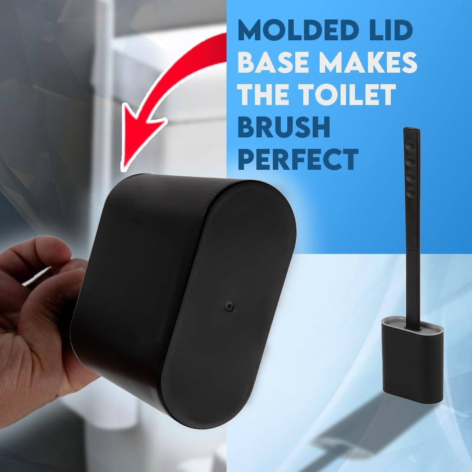 We Art Leaves Silicone Toilet Brush and Holder Set