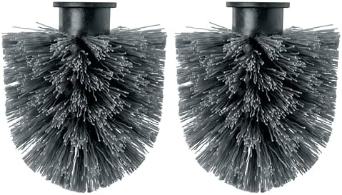 Vigar Toilet Bowl Brush Refill 2 Pack Black