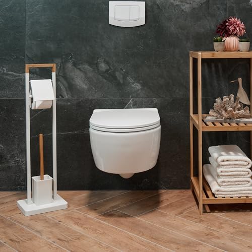 Relaxdays WC Set - 77 x 23 x 18 cm