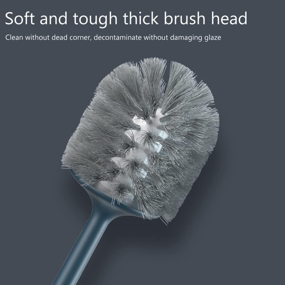 Petersty Cute Toilet Brush with Holder - Pink