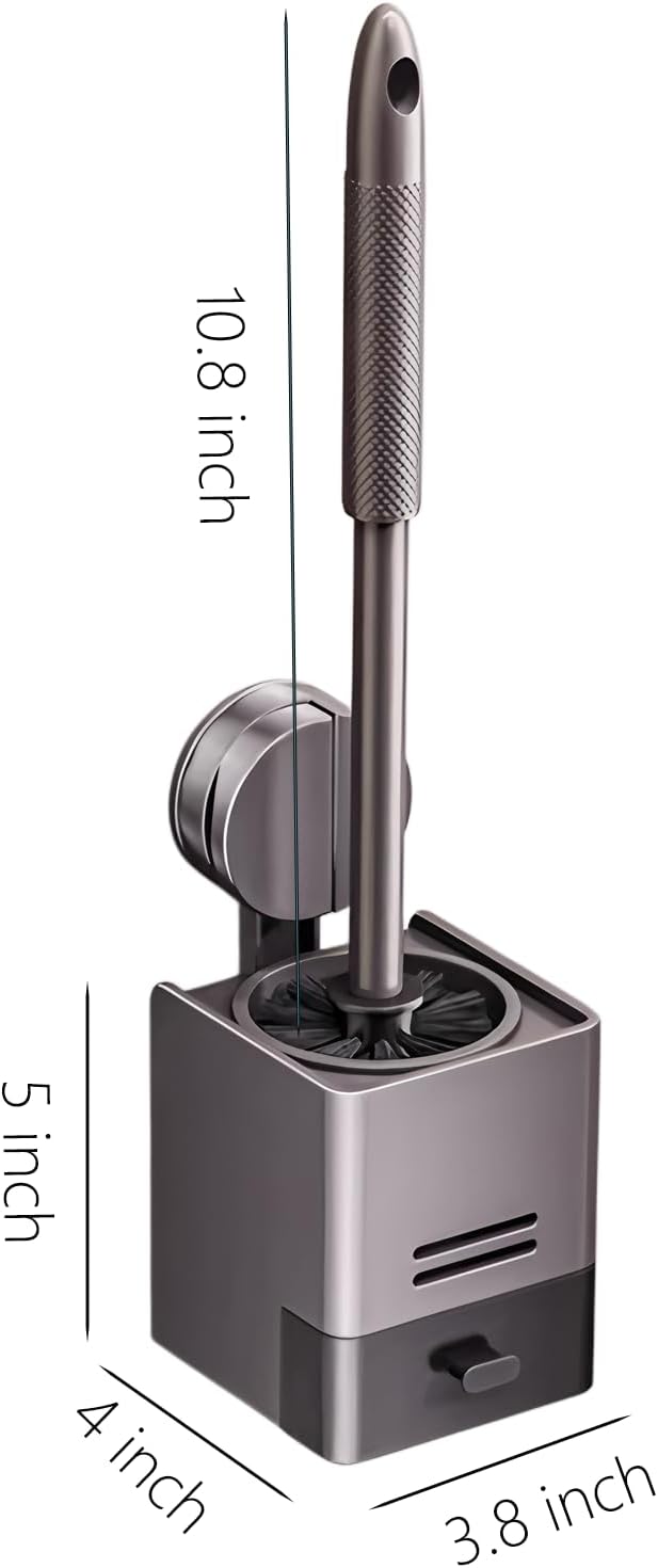 GHYFFF 2 Pack Wall Mounted Toilet Brush Set