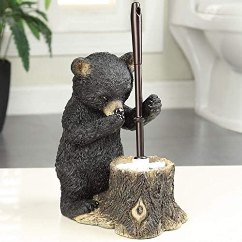 SPOUR Cartoon Bear Toilet Brush with Holder