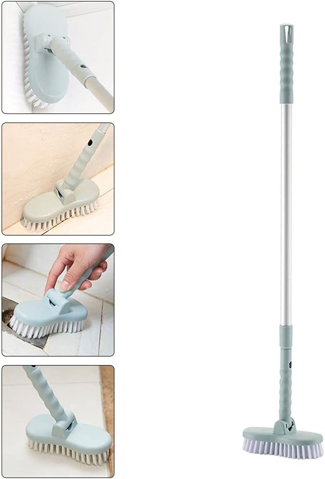 Baluue 1pc Toilet Cleaning Brush with Long Handle