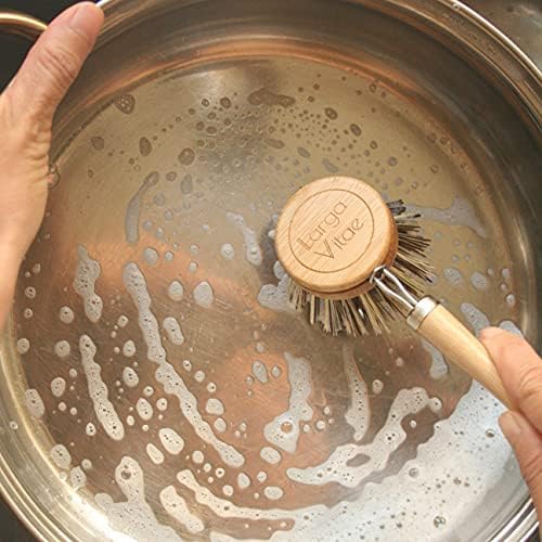 Larga Vitae 6-Piece Bamboo Dish Brush Heads