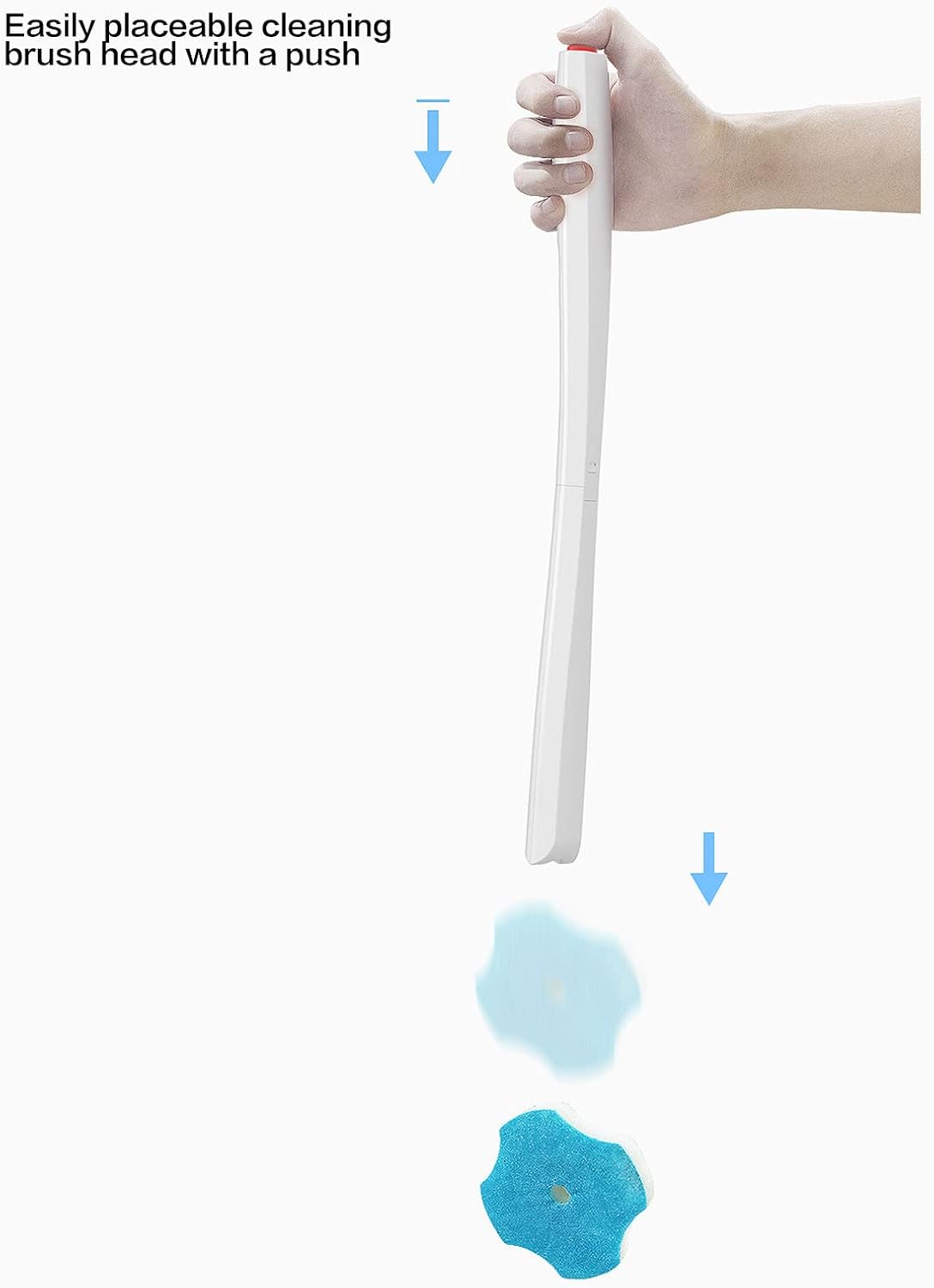 Qinlorgo Toilet Brush Set with Holder and Cleaning Liquid 1
