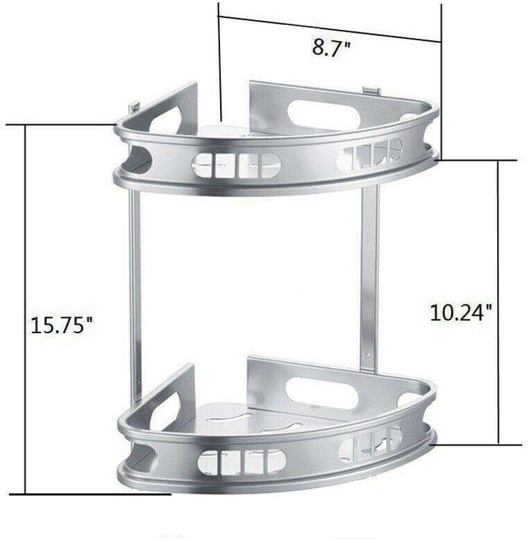 FINANCIALLY LIT Shower Caddy Shelf Wall Mount