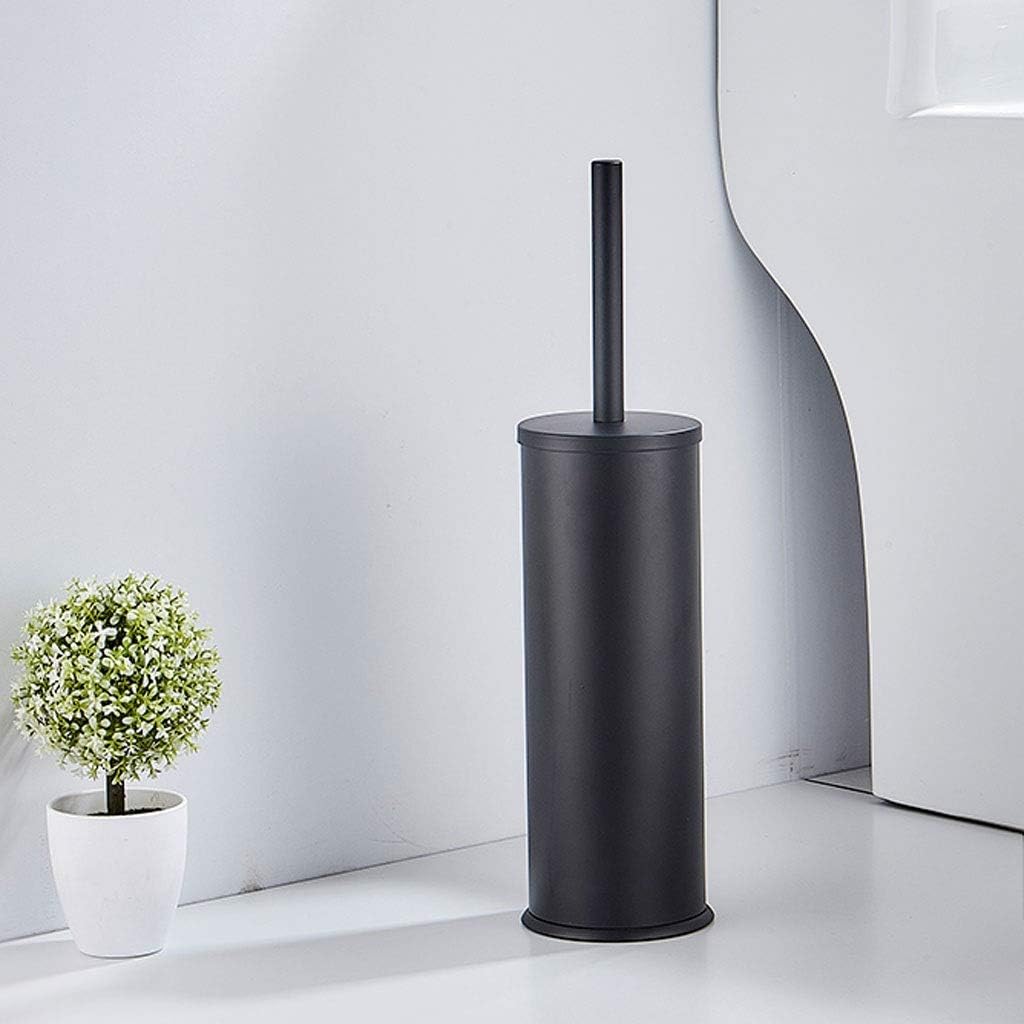 UNNS Toilet Brush with Base and Holder - Black