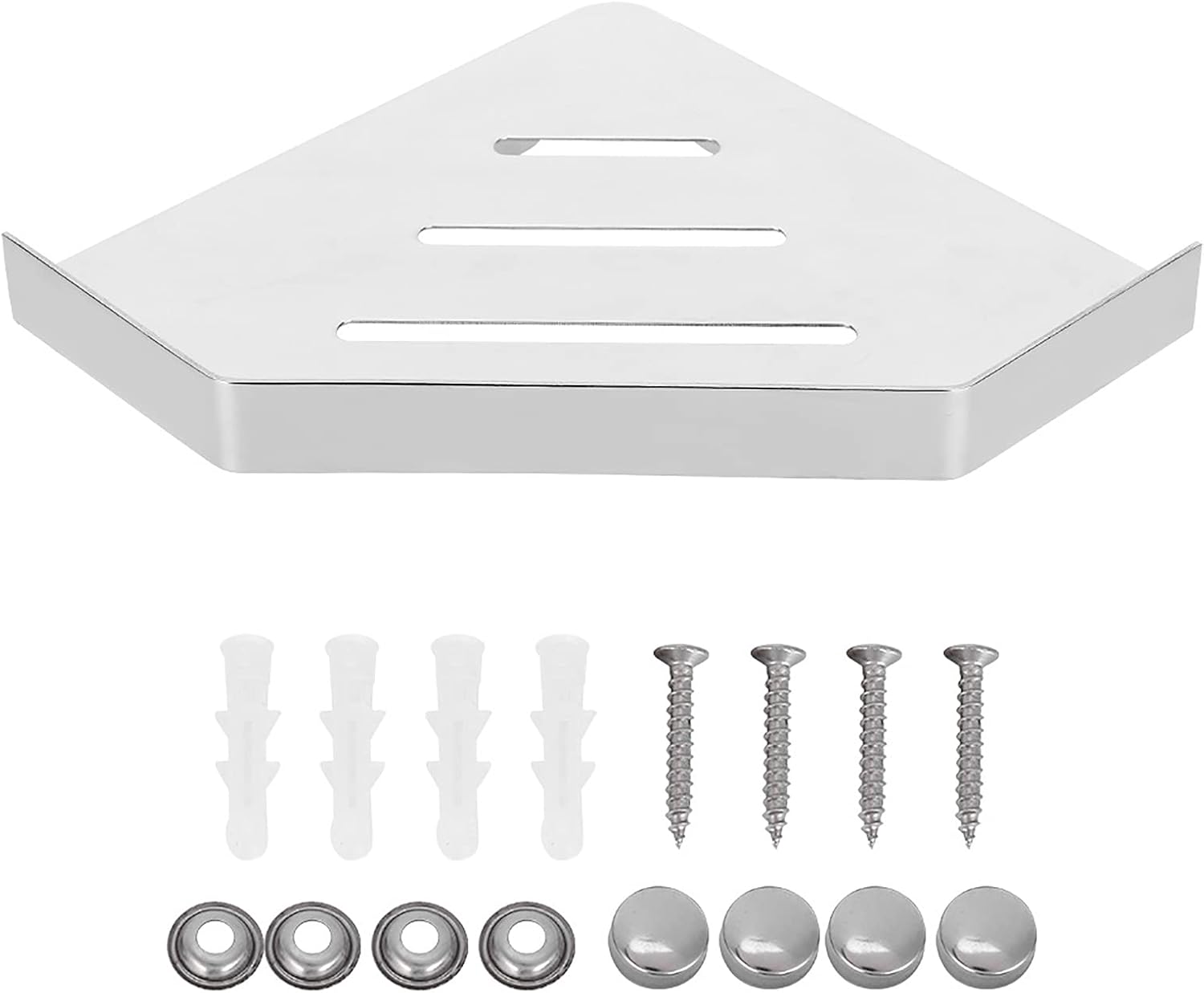 Hilitand Corner Shelf Shower Organizer Stainless Steel Storage Rack