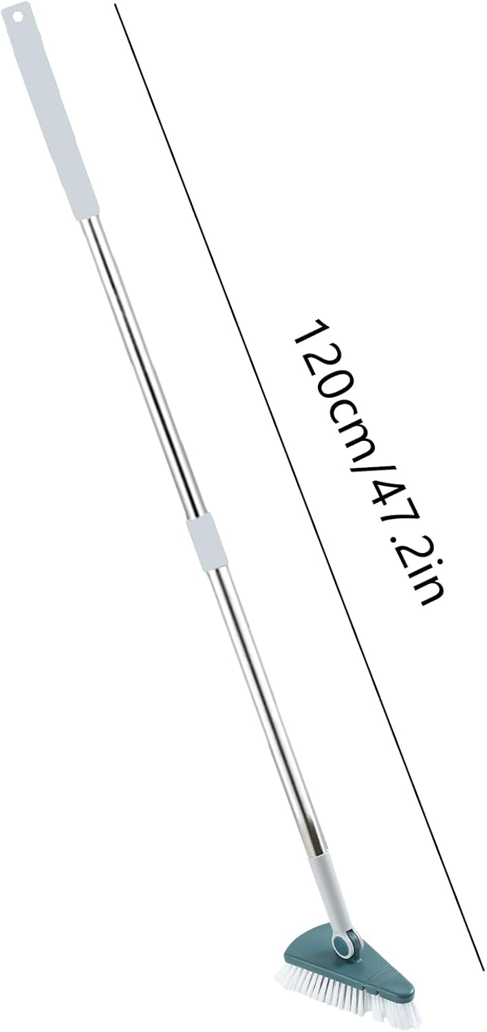 CENRF Tub Scrubber with Long Handle for Bathroom Cleaning