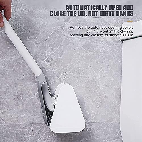WinCheer Toilet Brush and Holder Set with 360 Deep Cleaning