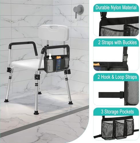 Beautyflier Removable Hanging Bag for Shower Chair