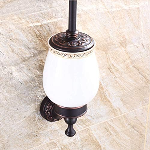 LUDSUY Oil Rubbed Bronze Toilet Brush Holder Set 1