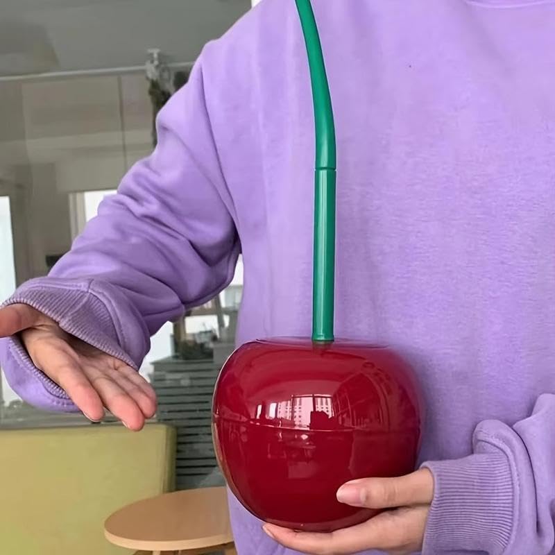 Cherry Shaped Toilet Brush with Holder Durable