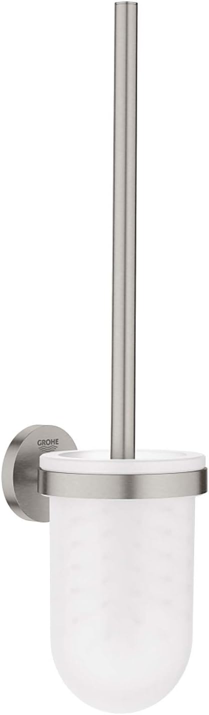 GROHE Essentials Toilet Brush Set Metal with Concealed Fastening