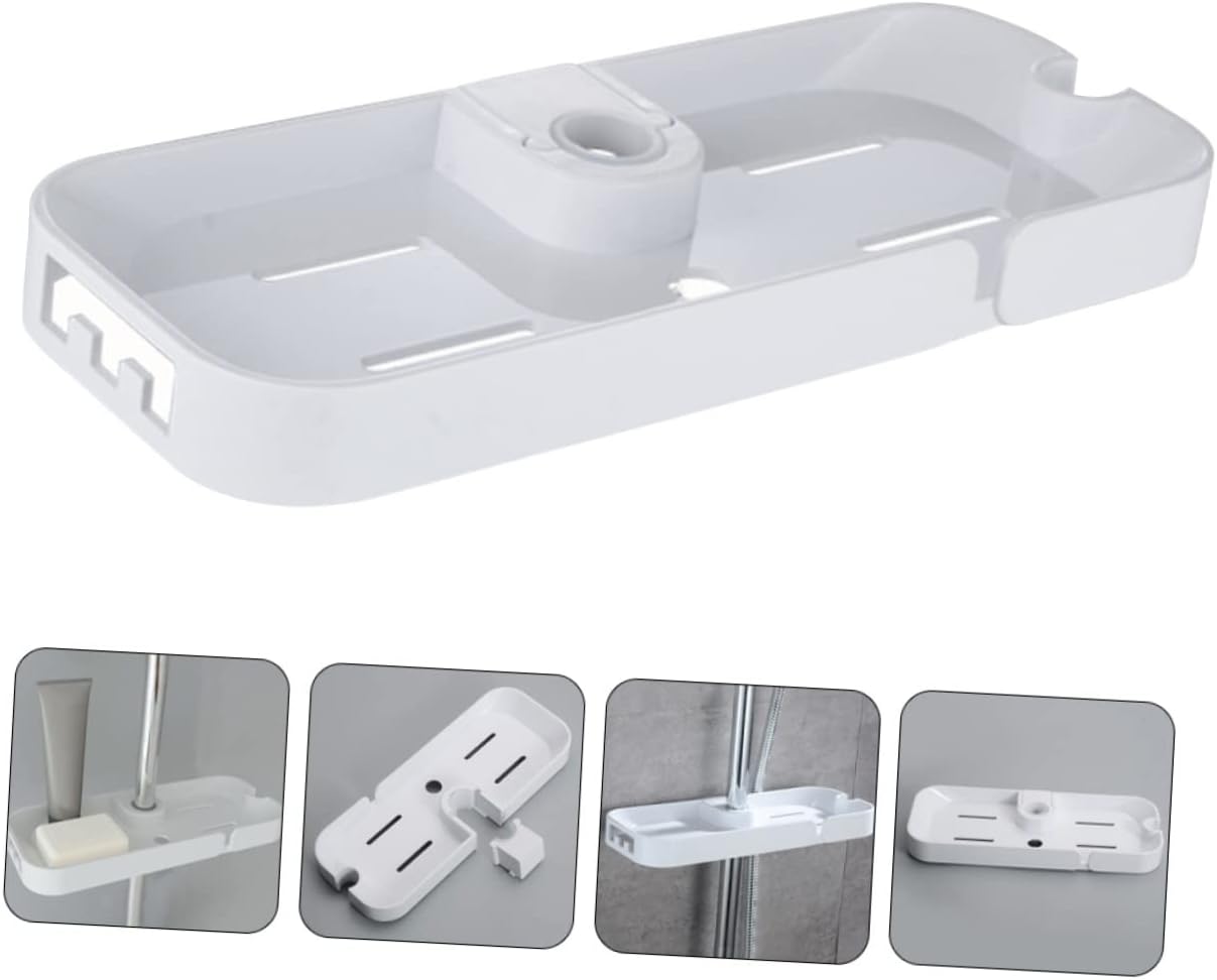 Amosfun No Drilling Shower Shelf Organizer