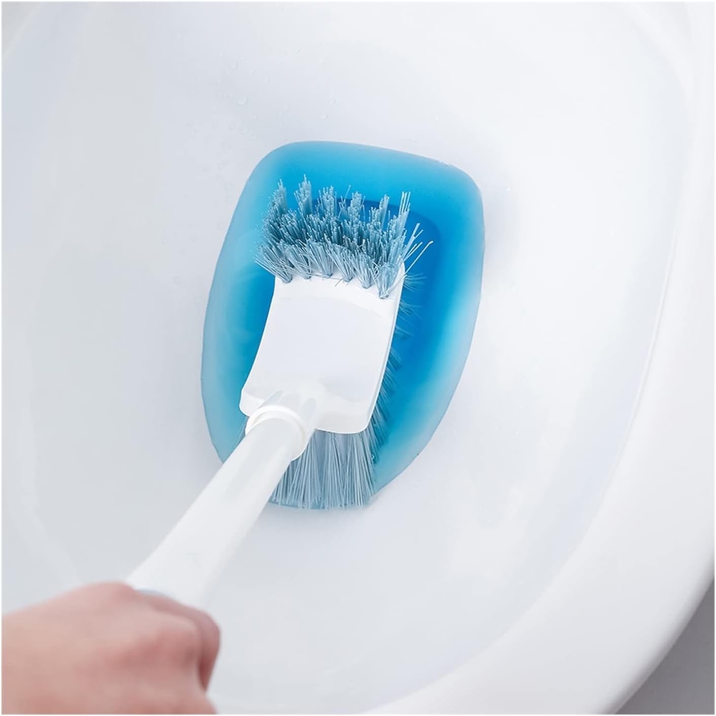 UNNS Toilet Brush with Holder Blue