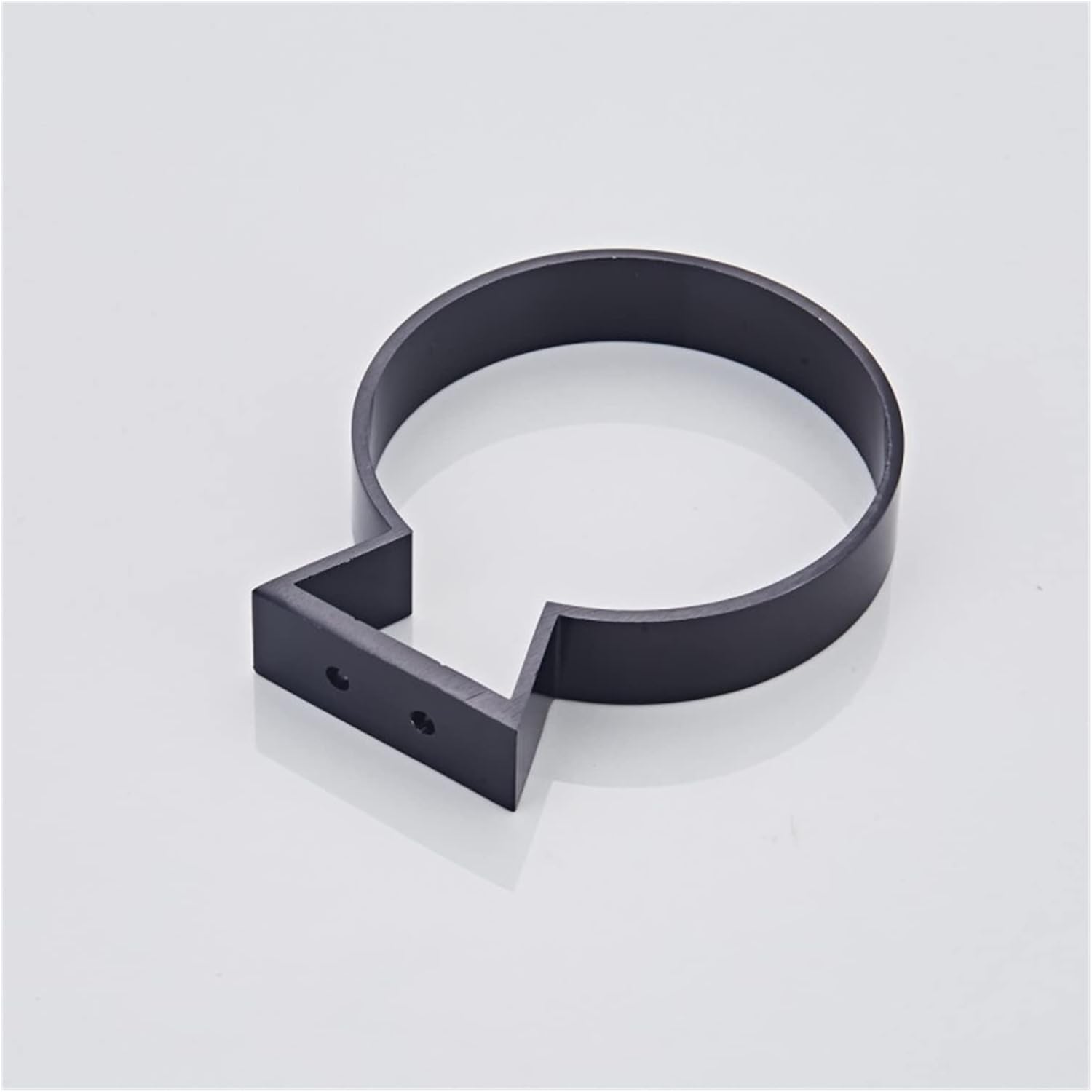 INPETS Black Space Aluminum Toilet Brush Holder