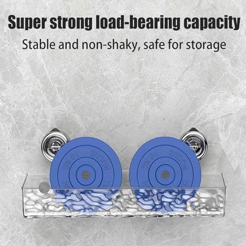 Circular Suction Cup Wall Shelf No Drill Mount