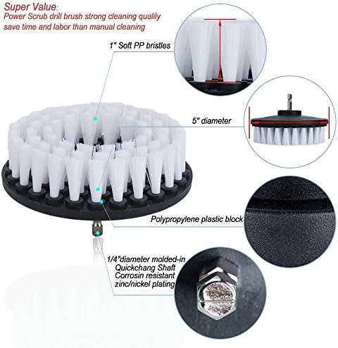 DUOSHIDA Drill Brush Cleaning Kit 23455