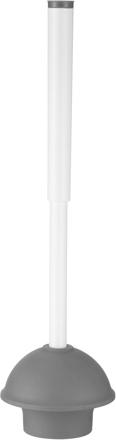 ToiletBuddies Toilet Brush Plunger Set - 2 in 1 Bristle Brush and Holder