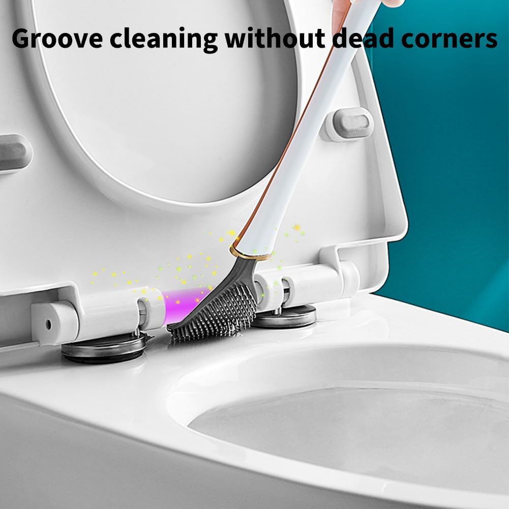 Dubnat Lekxagabo Silicone Toilet Brush Set