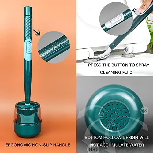 XINYAOAMAZ Wall Hanging Toilet Brush Set with Liquid Storage