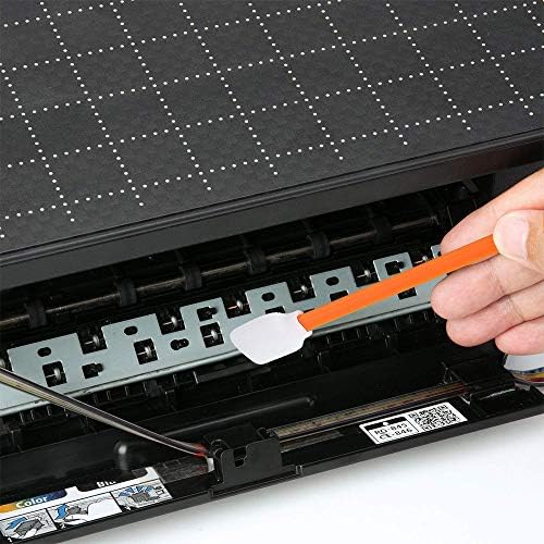 Wellgler 200pcs Disposable Crevice Cleaning Brush Orange