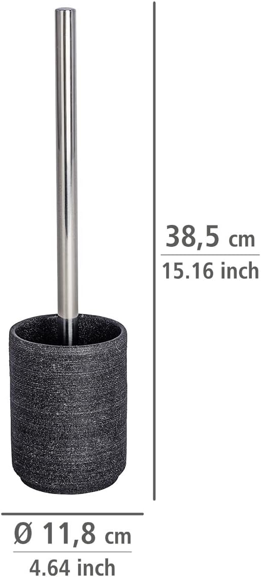 WENKO Toilet Brush Holder with Replaceable Brush Head