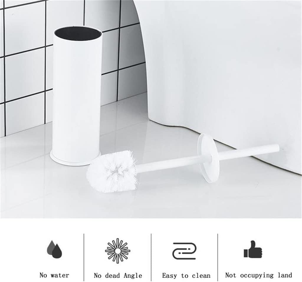 Durable Toilet Brush Holder Set Gold Black Aluminum