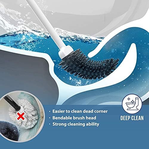 SPOUR Toilet Brush with Quick Drying Holder Set 1