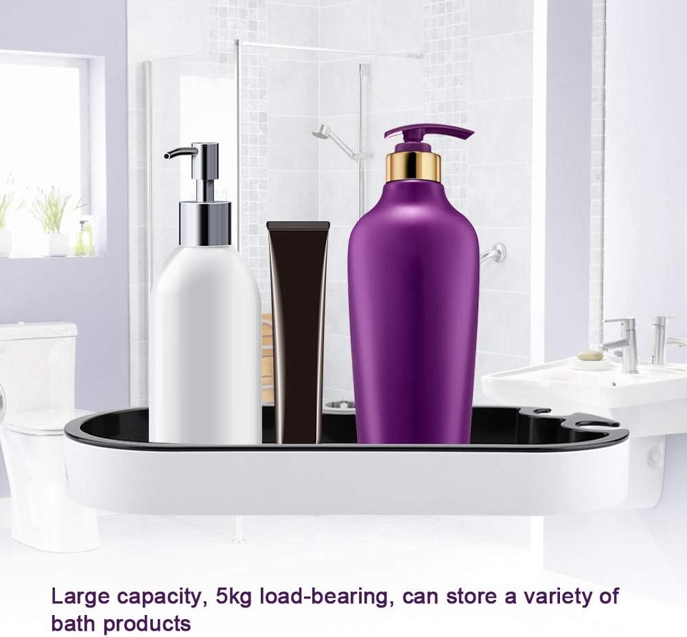 Adjustable Shower Caddy Shelf with Soap Dish Holder