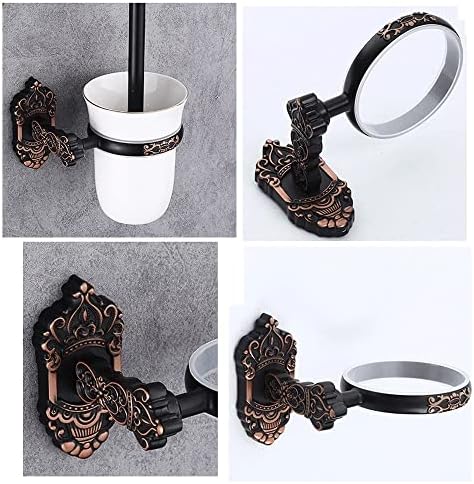 YIORYO Toilet Brush Set with Holder Modern and Durable