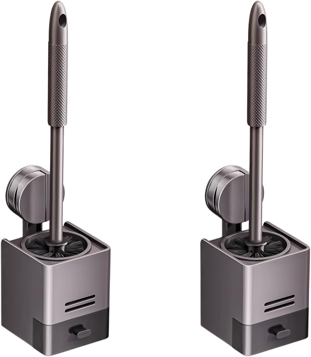 GHYFFF 2 Pack Wall Mounted Toilet Brush Set
