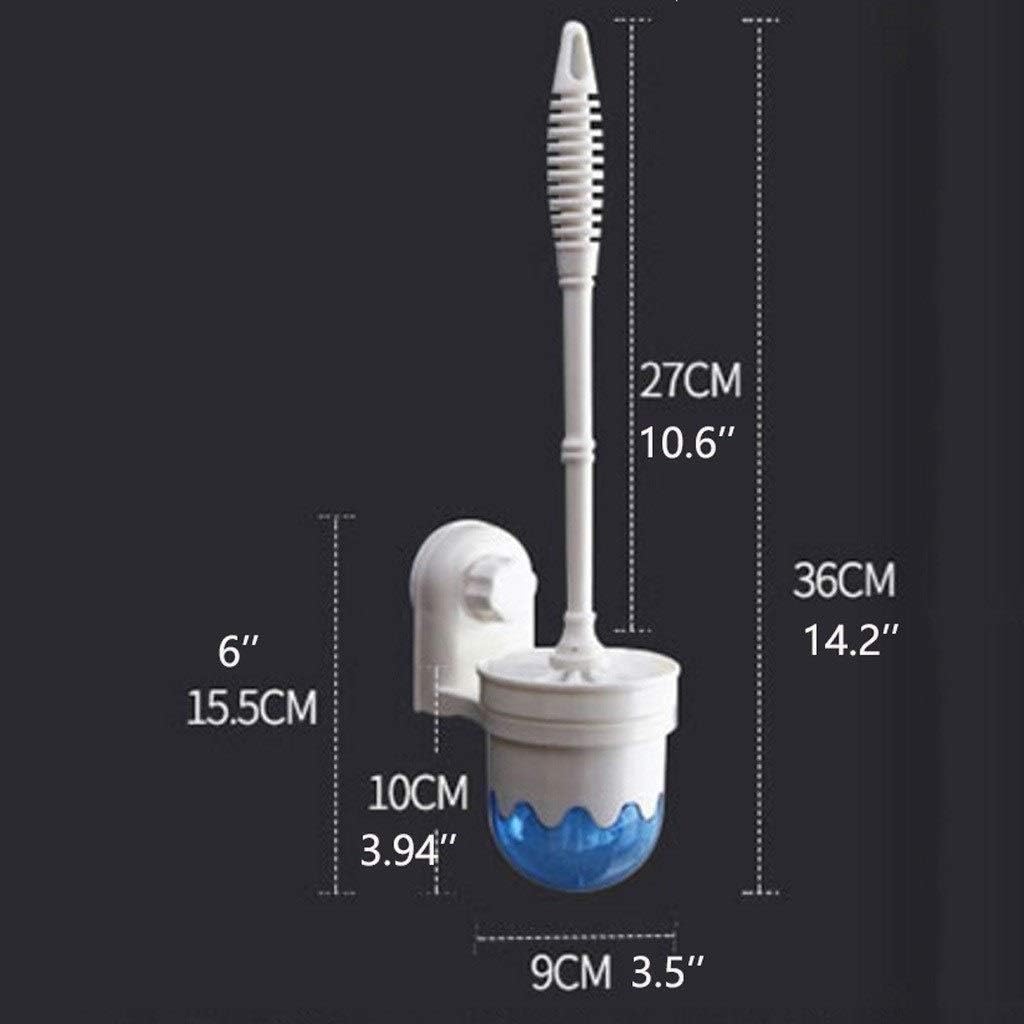 YYDS Toilet Brush with Wall Mount Base Holder