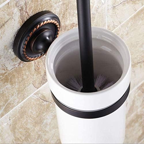 SPOUR Toilet Brush Holder Brass Carving Retro Design
