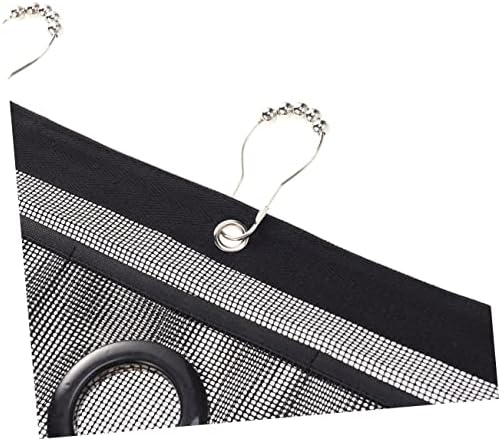 DECHOUS 3 Hooks 7 Sections PVC Mesh Shower Organizer