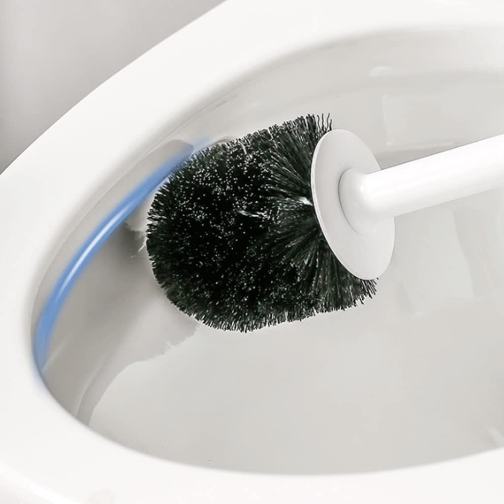 Floor-Standing Toilet Brush with Holder Style A-White