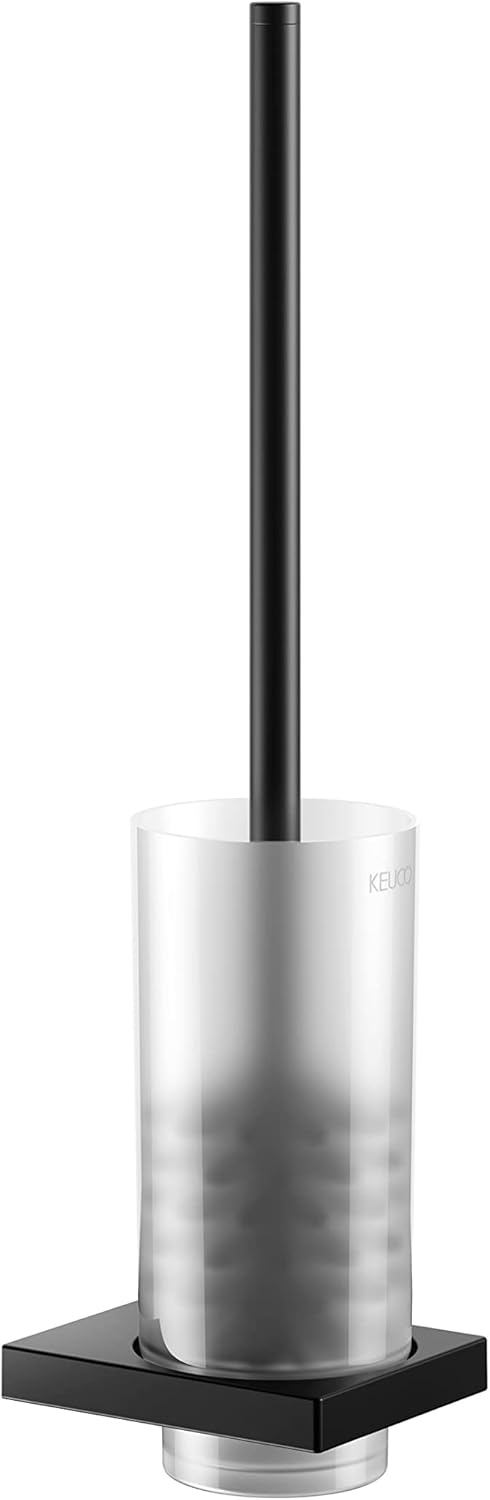 Keuco Edition 11 Toilet Brush Set Matte Black