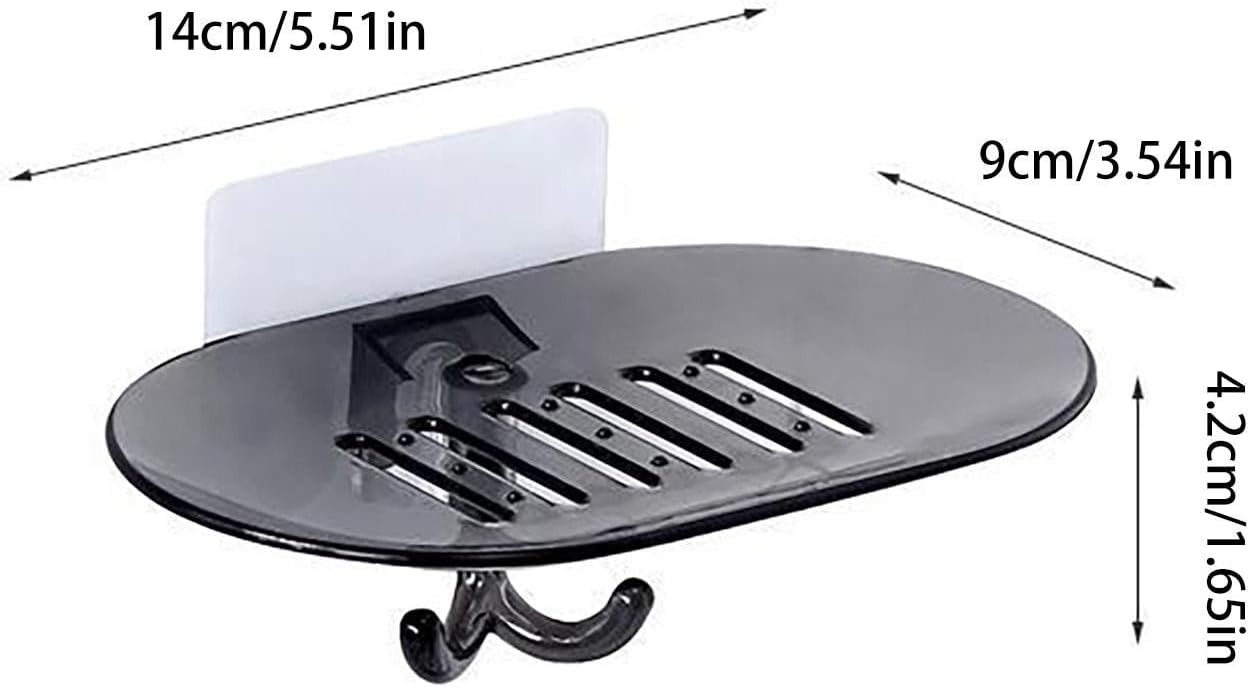 BILIKEYU Bathroom Soap Holder Rack Drain Tray
