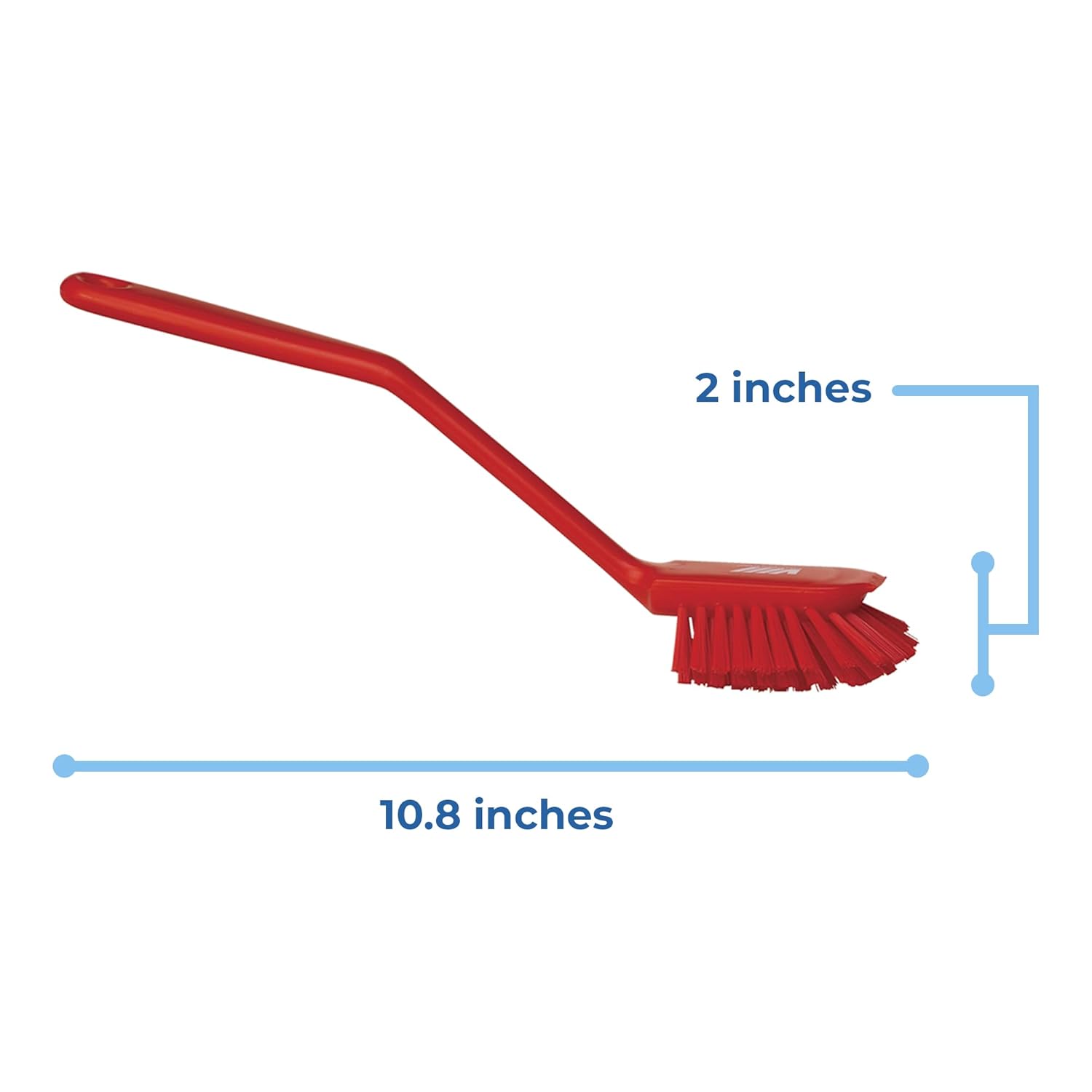 Vikan 11 Inch Medium Toilet Brush with Handle