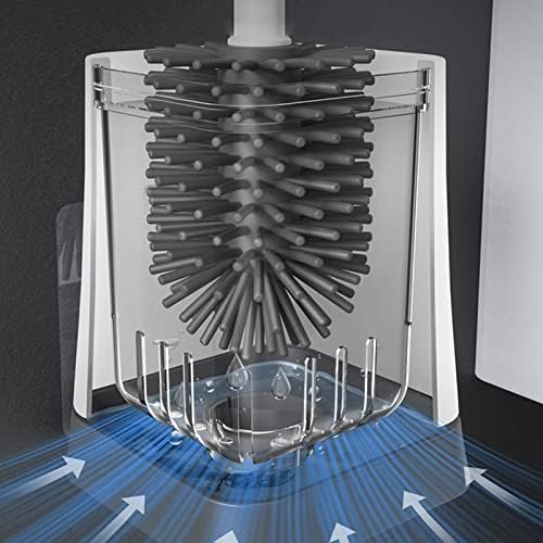Eco-Friendly Toilet Brush with Holder Set 1