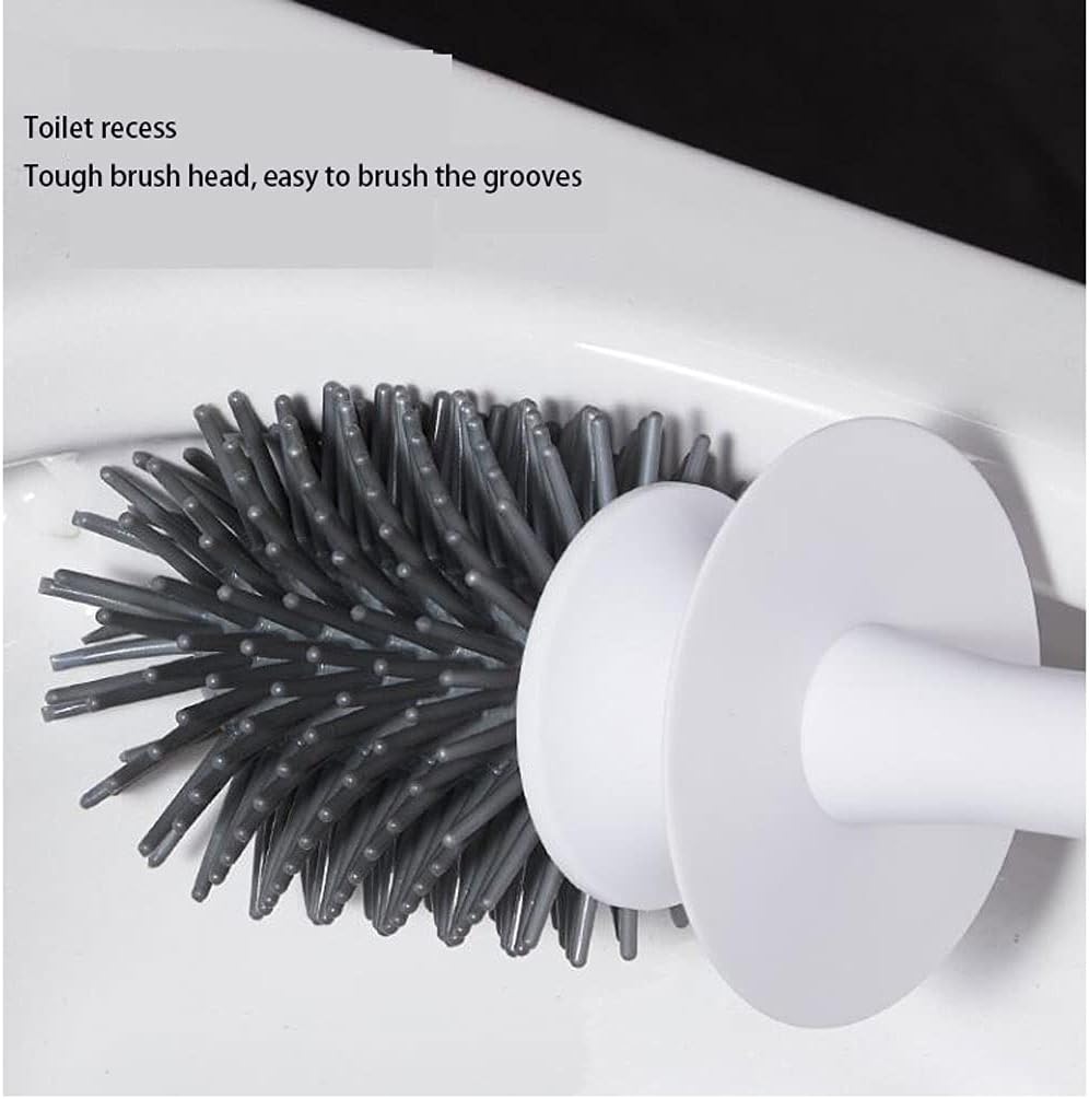 YYDS Toilet Brush with Holder Set for Clean Bathrooms