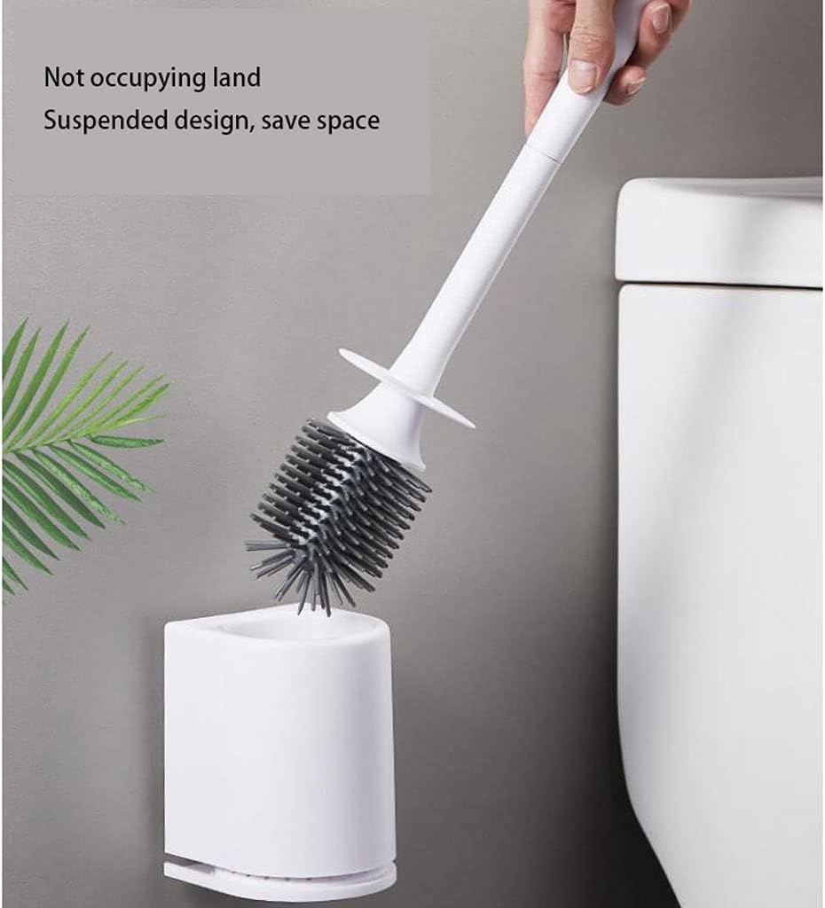 YYDS Toilet Brush with Holder Set for Clean Bathrooms