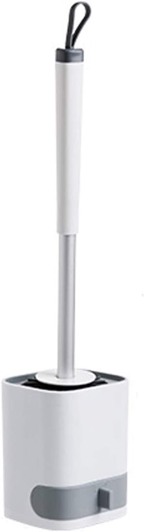 Toilet Brush Holder with Drain Drawer and TPR Brush Head