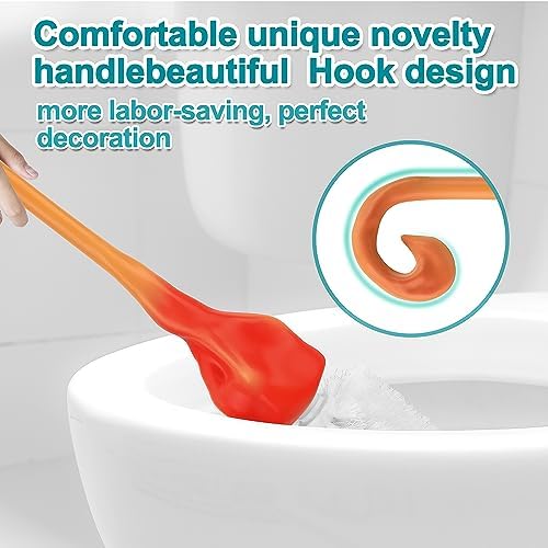 AOCHEN Dinosaur Toilet Brush with Holder Green 1