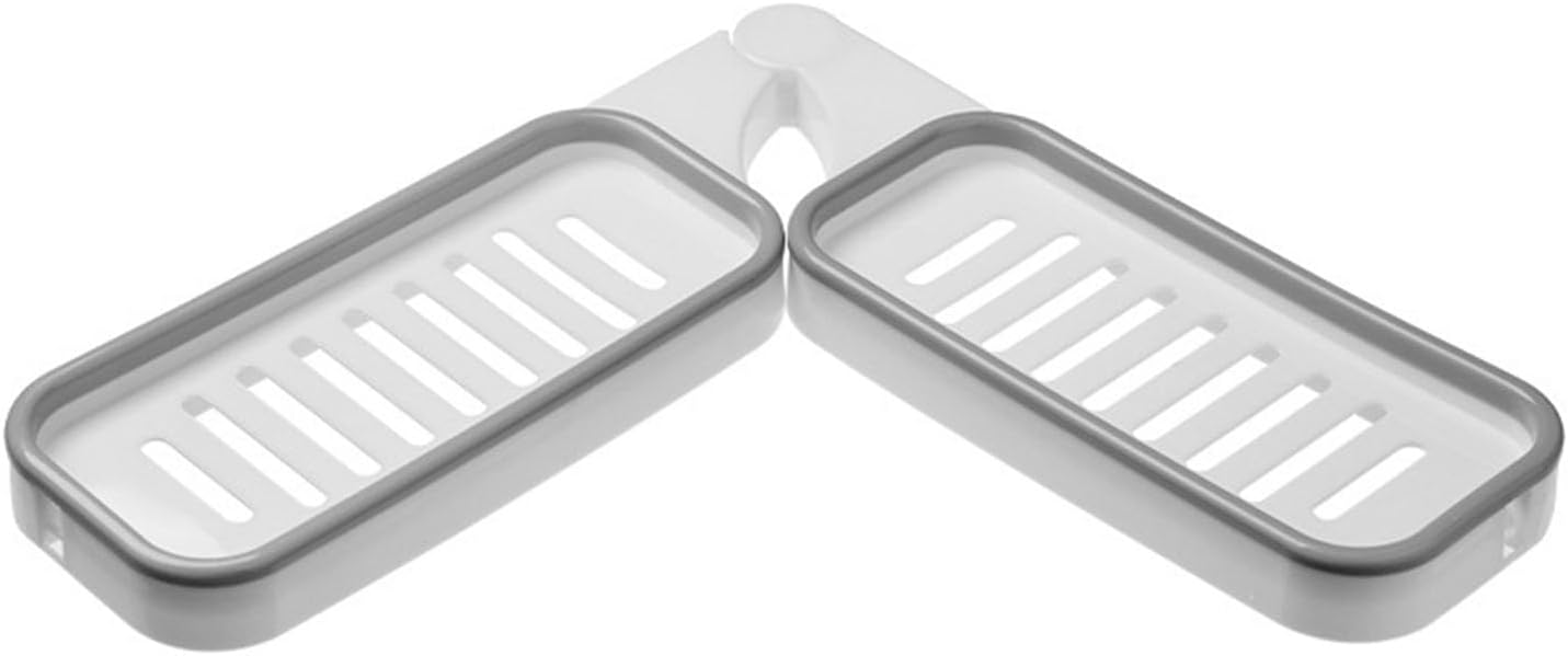 Leapiture Corner Shower Caddy with Drainage and Storage