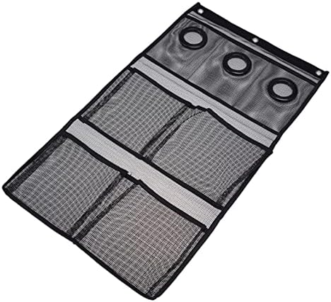 DECHOUS 3 Hooks 7 Sections PVC Mesh Shower Organizer